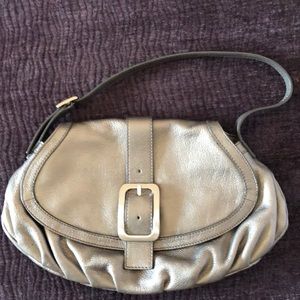 Cole Hana Silver Shoulder Bag Like NEW
